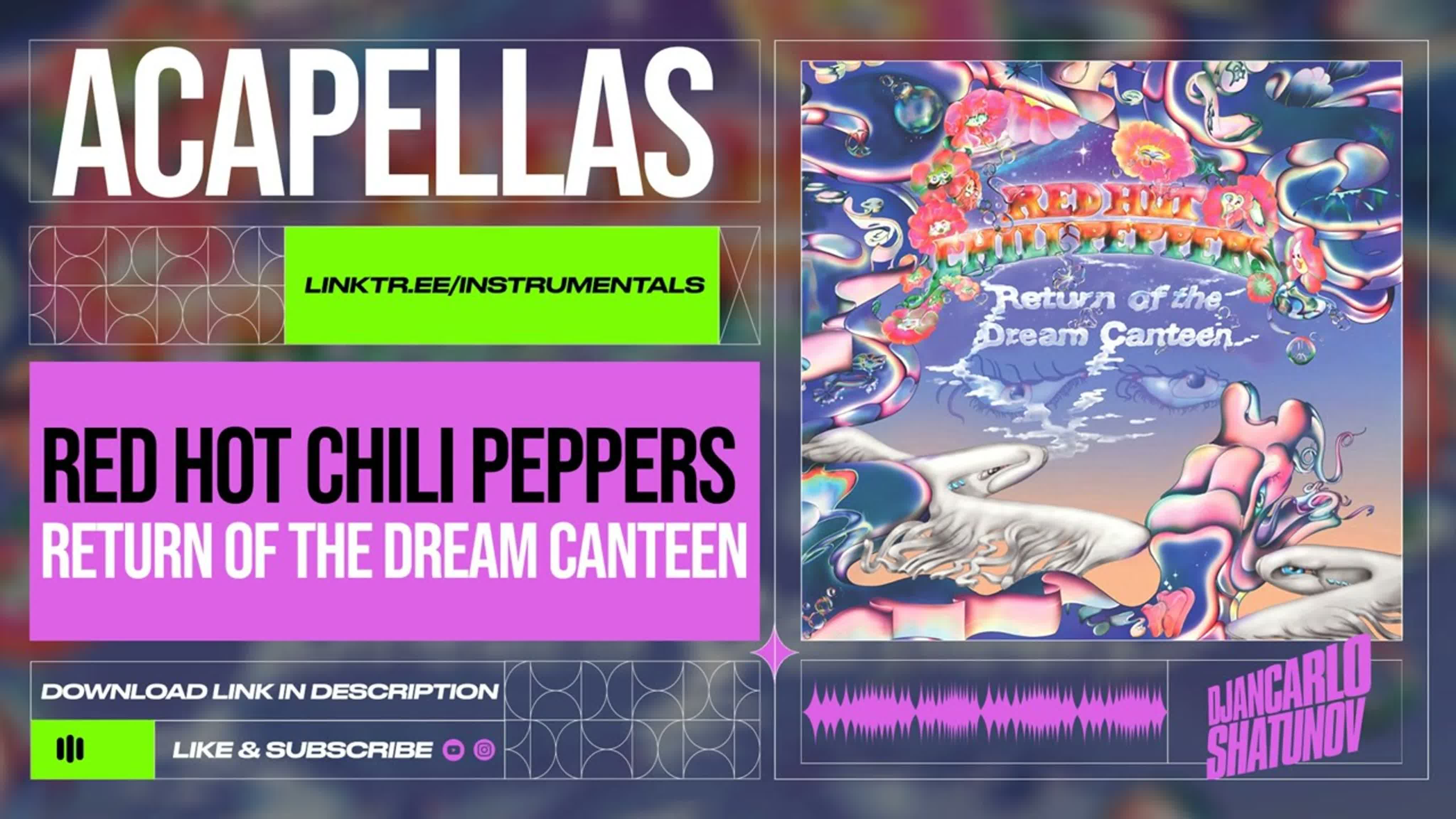 Red Hot Chili Peppers - Return Of The Dream Canteen (Acapellas)