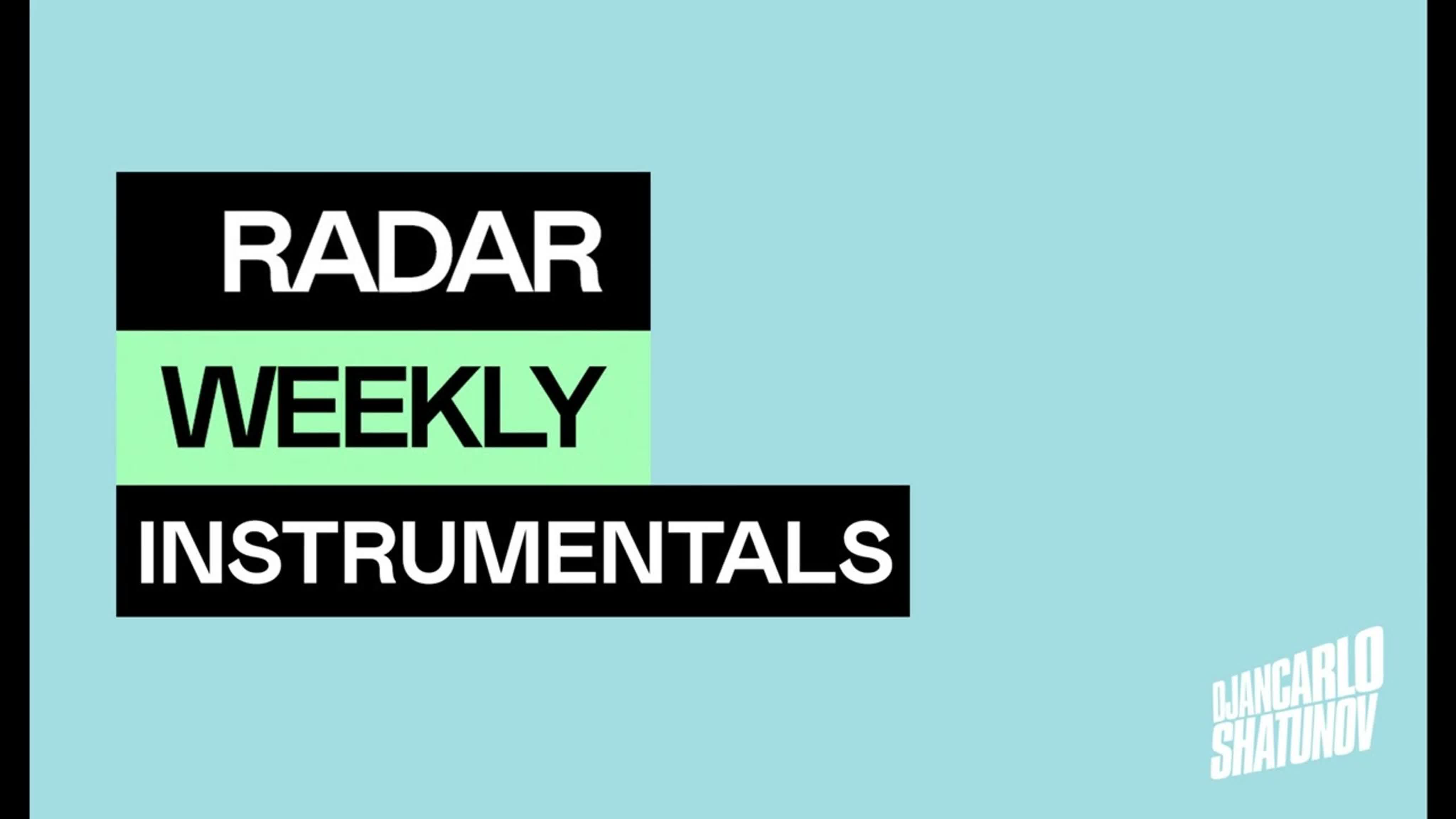 Radar Weekly Instrumentals - 21 October 2022