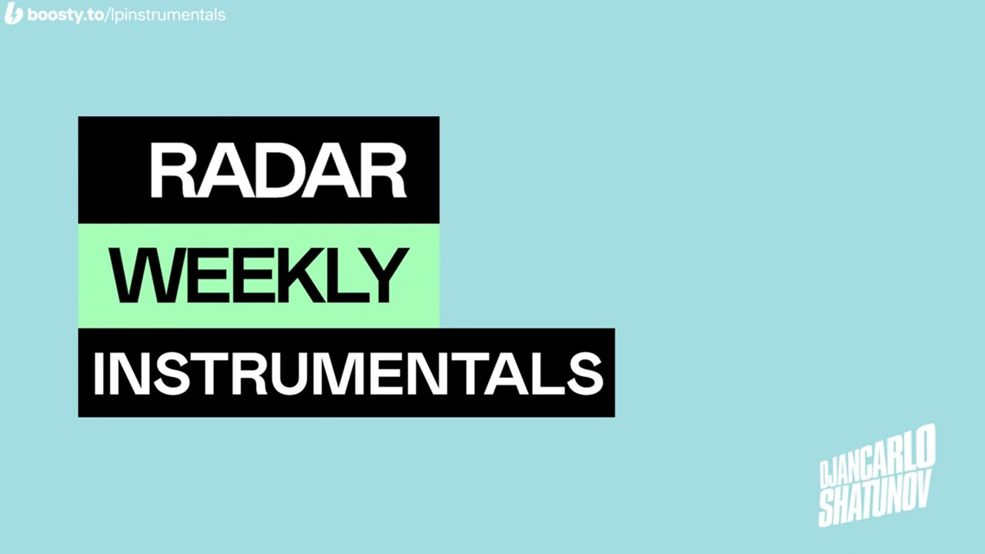 Radar Weekly Instrumentals 28 October 2022