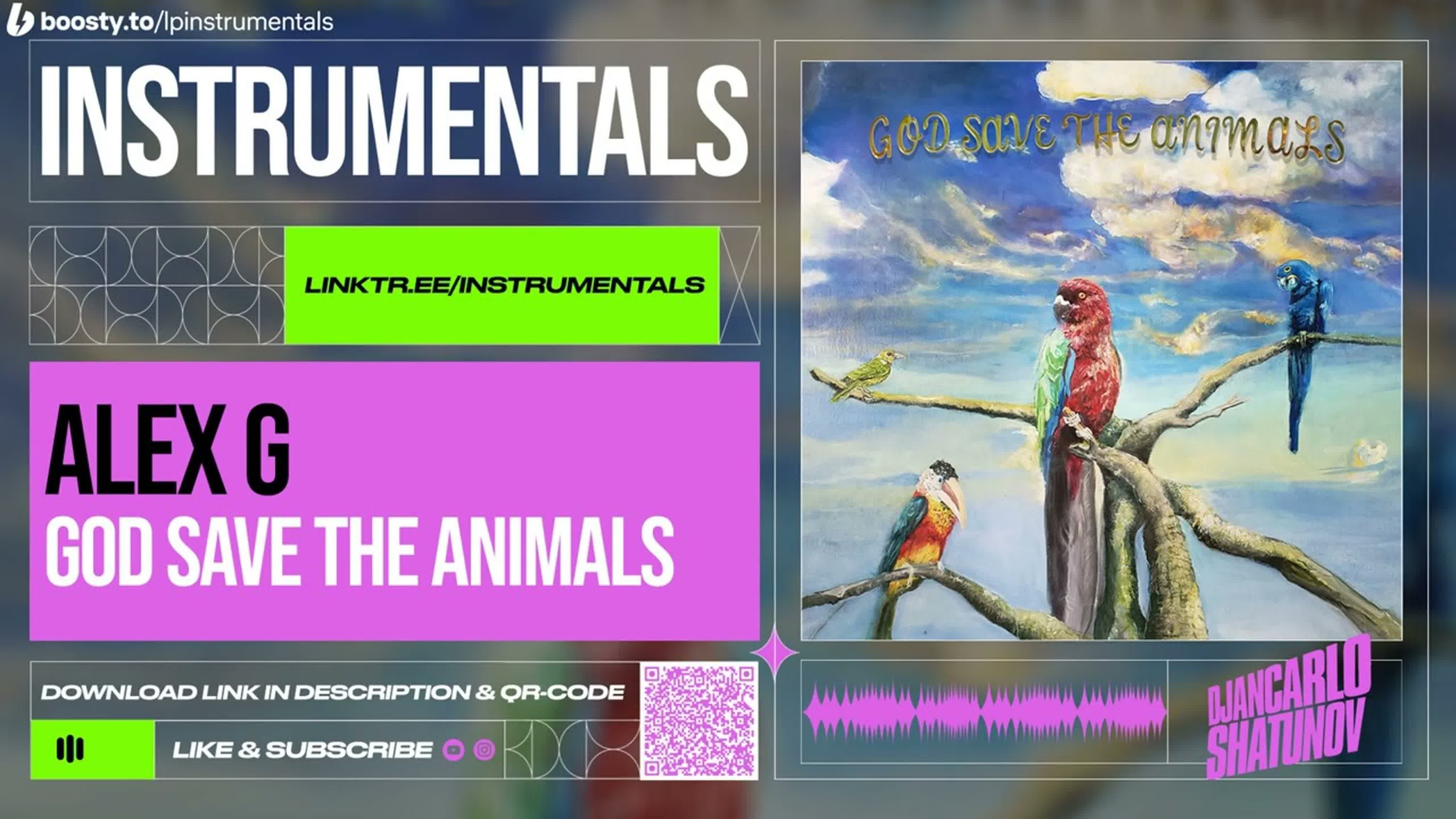 Alex G – God Save the Animals (Instrumentals)