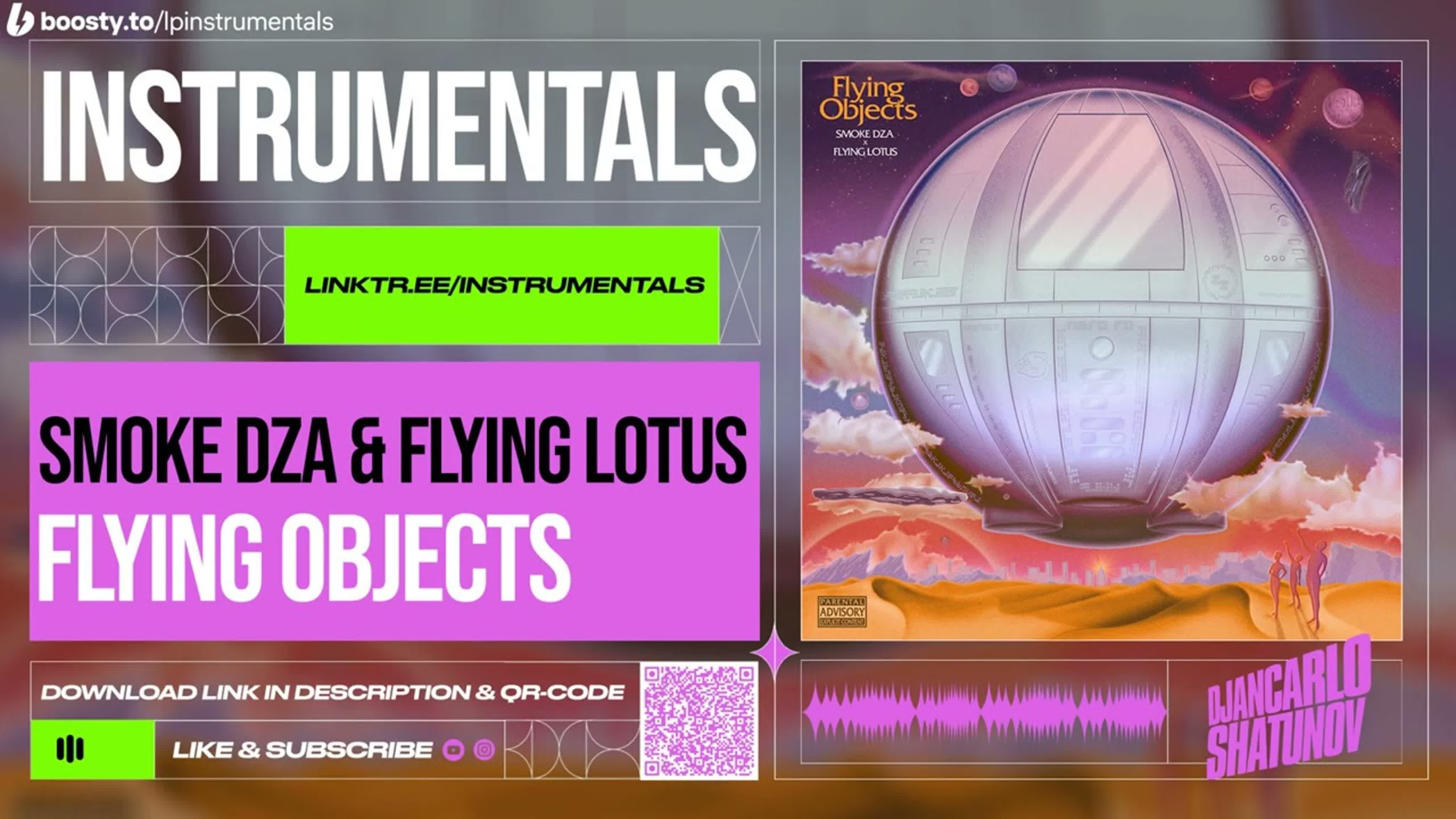 Smoke DZA & Flying Lotus - Flying Objects (Instrumentals)