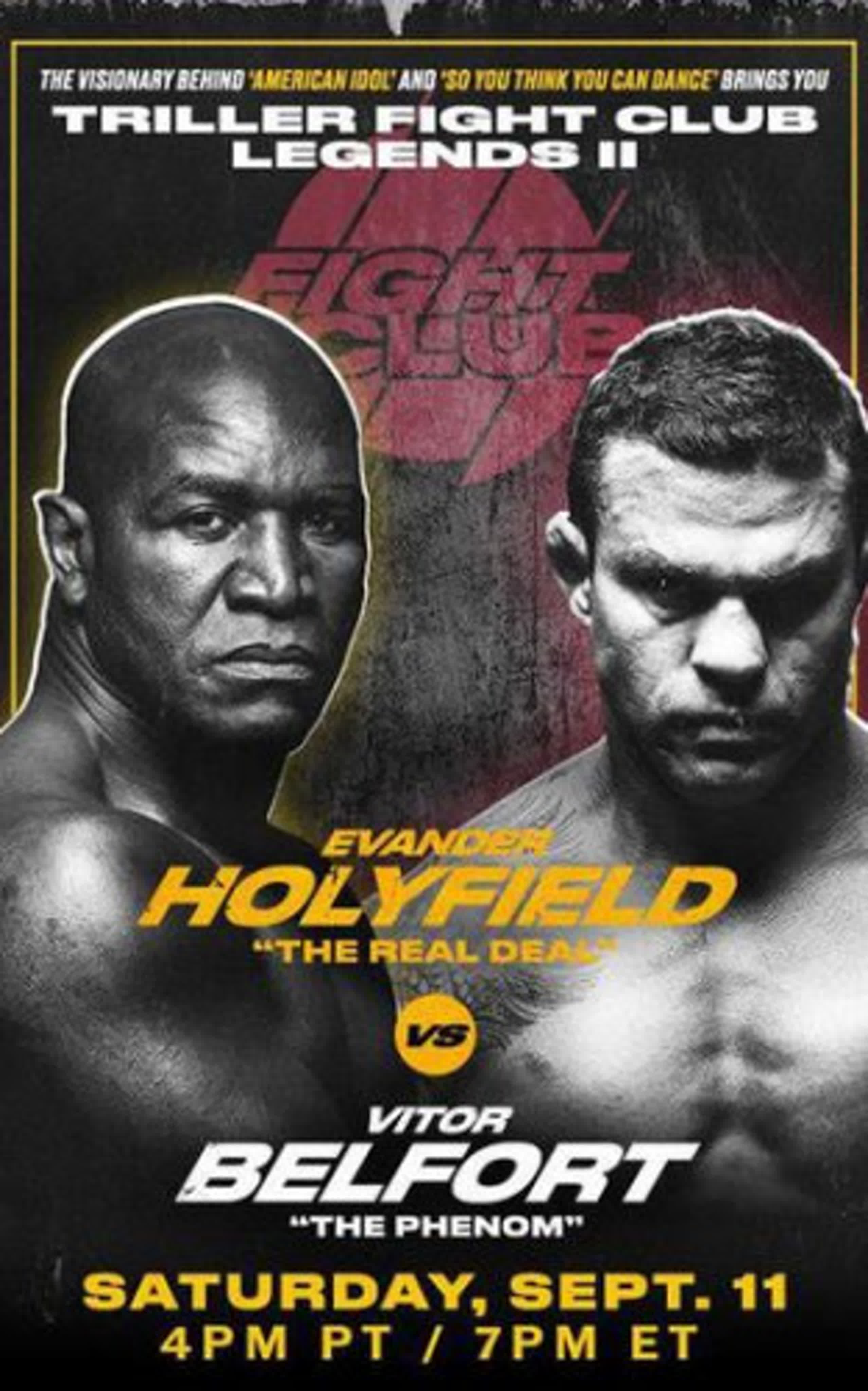 Evander Holyfield vs. Vitor Belfort & Undercard 11.09.2021