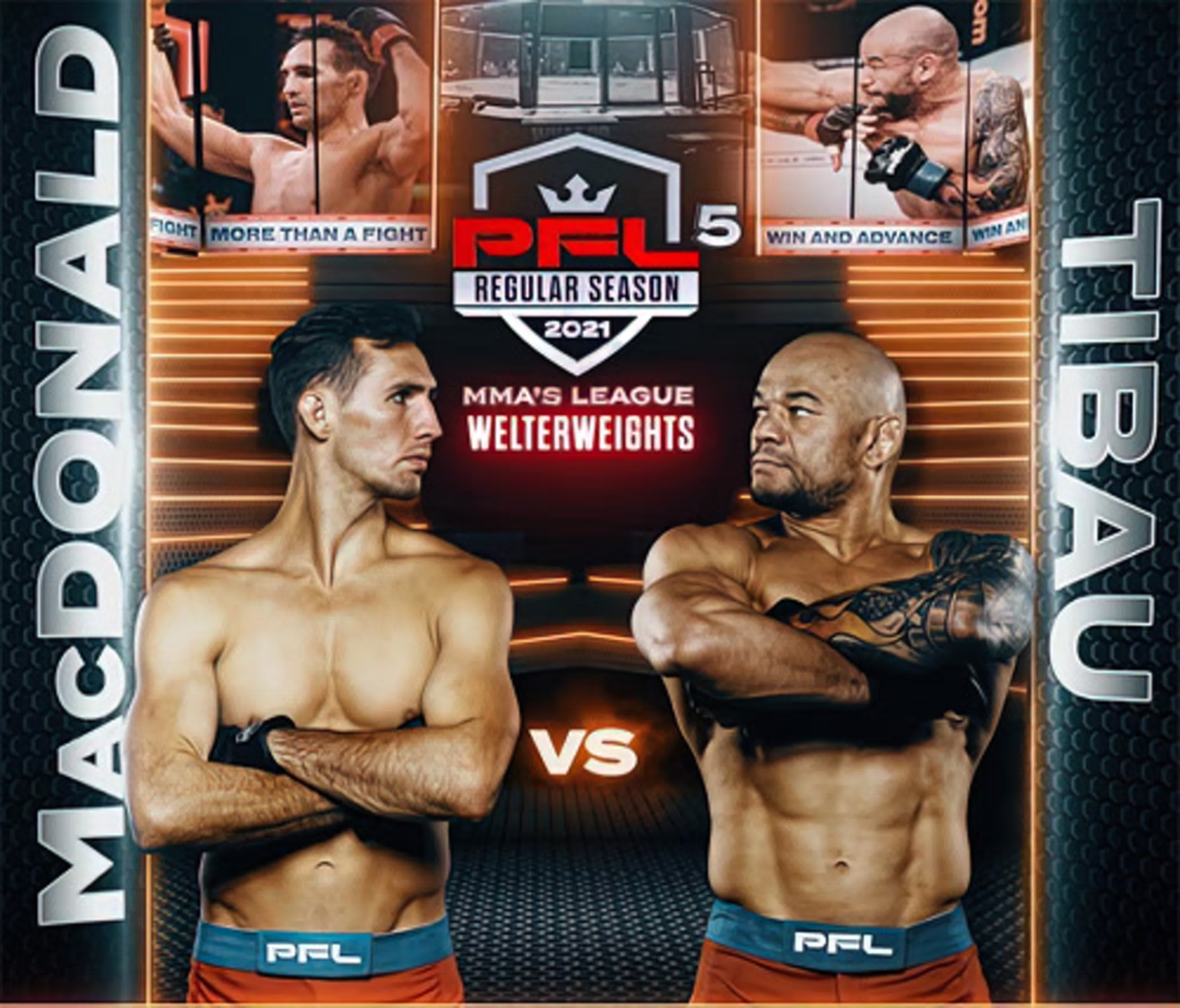 PFL 2021 #5_Rory MacDonald vs. Gleison Tibau 17.06.2021