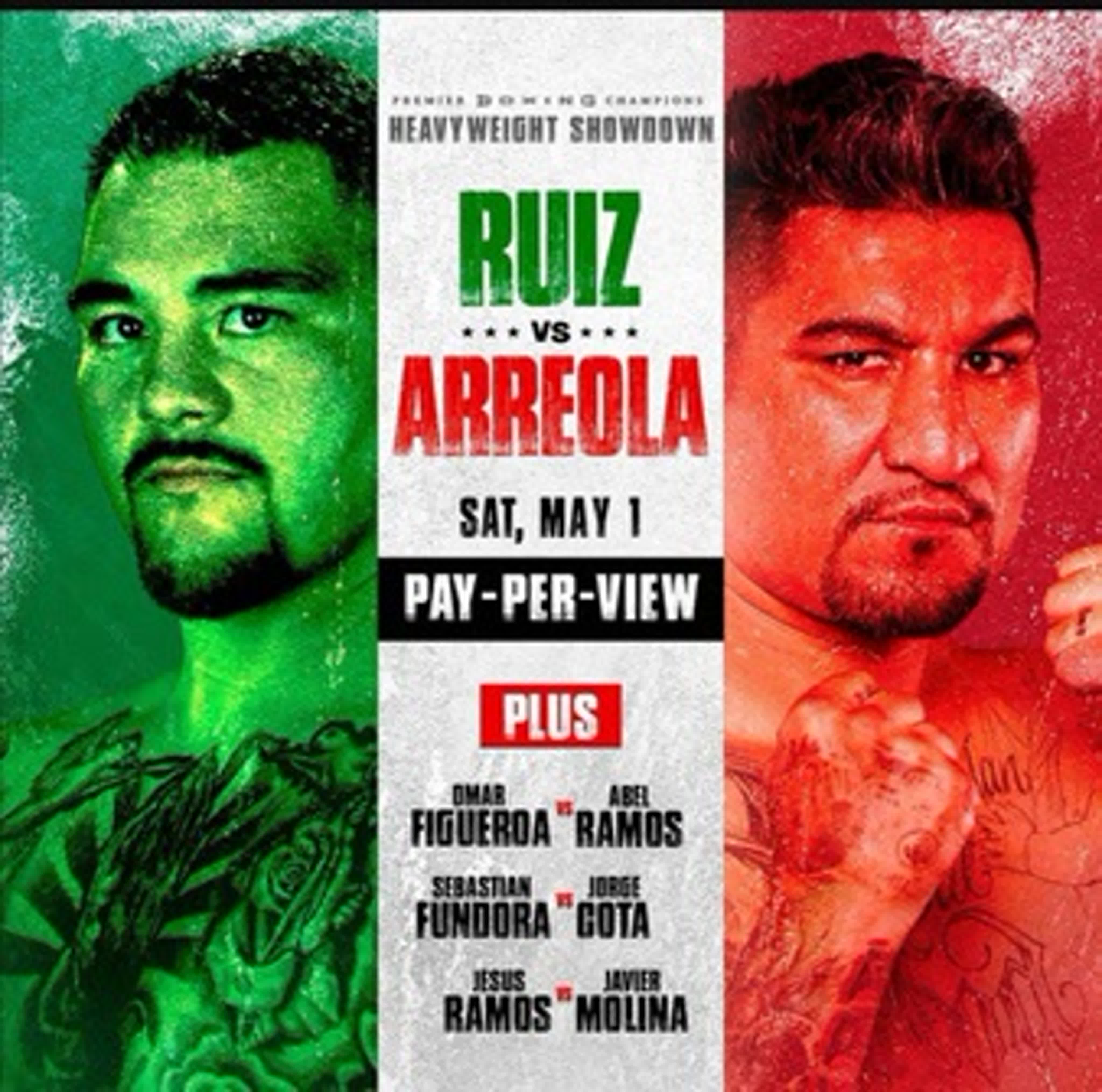 Andy Ruiz Jr. vs. Chris Arreola & Undercard 01.05.2021