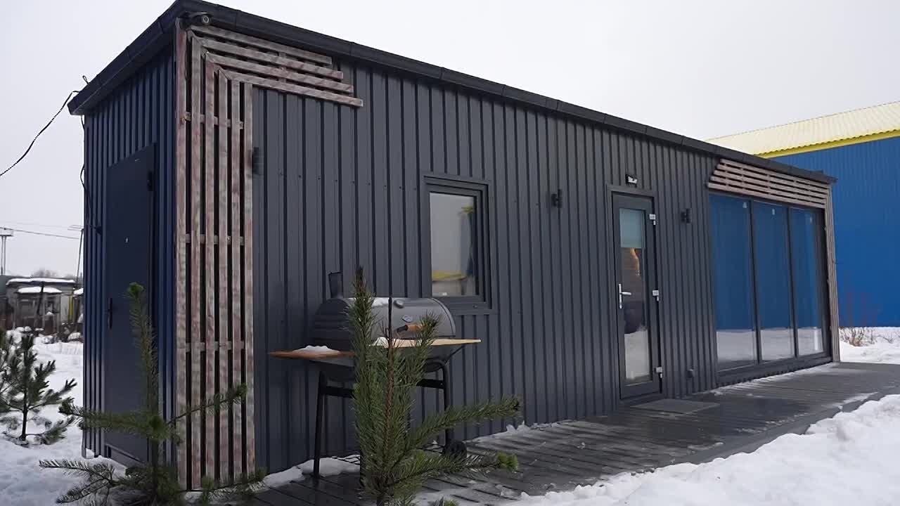 дом из морского контейнера