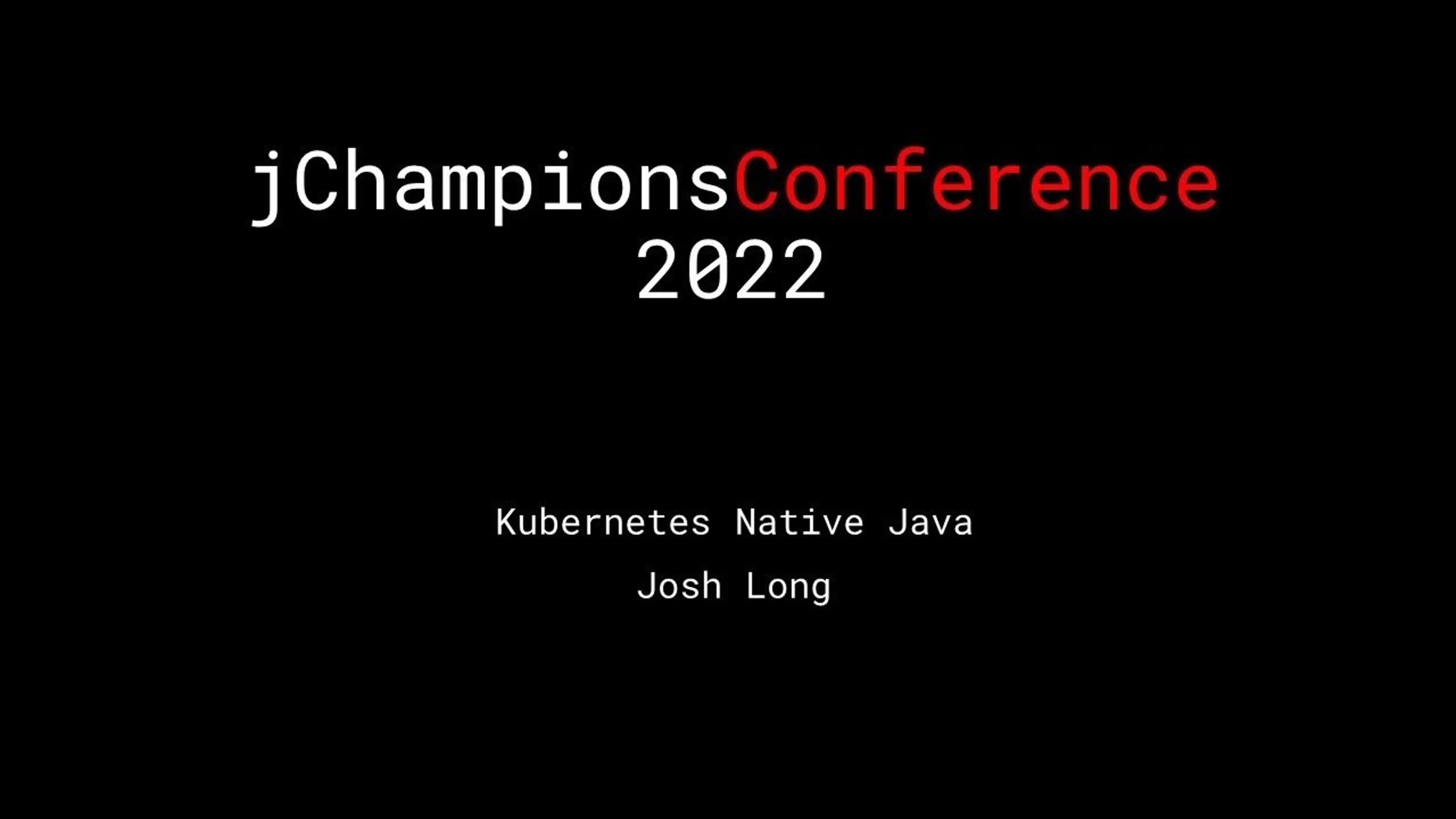 JChampions Conference 2022