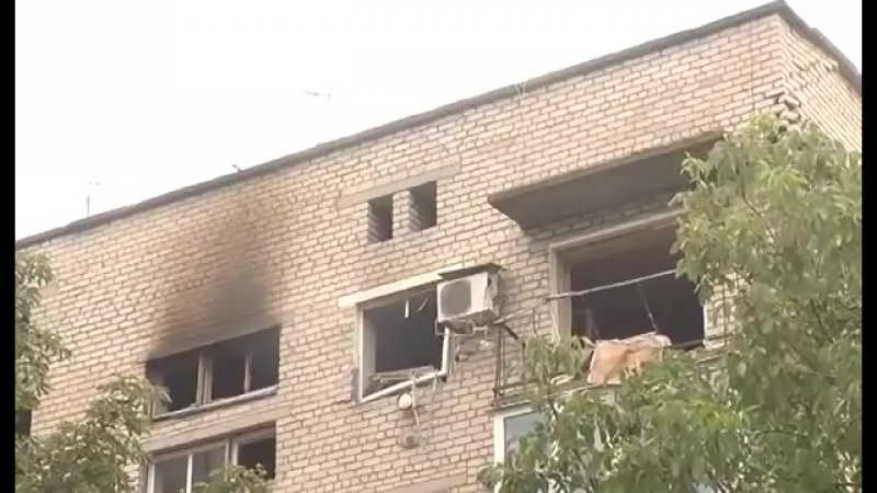 Обстрел Марьинки 11 июля 2014  года.