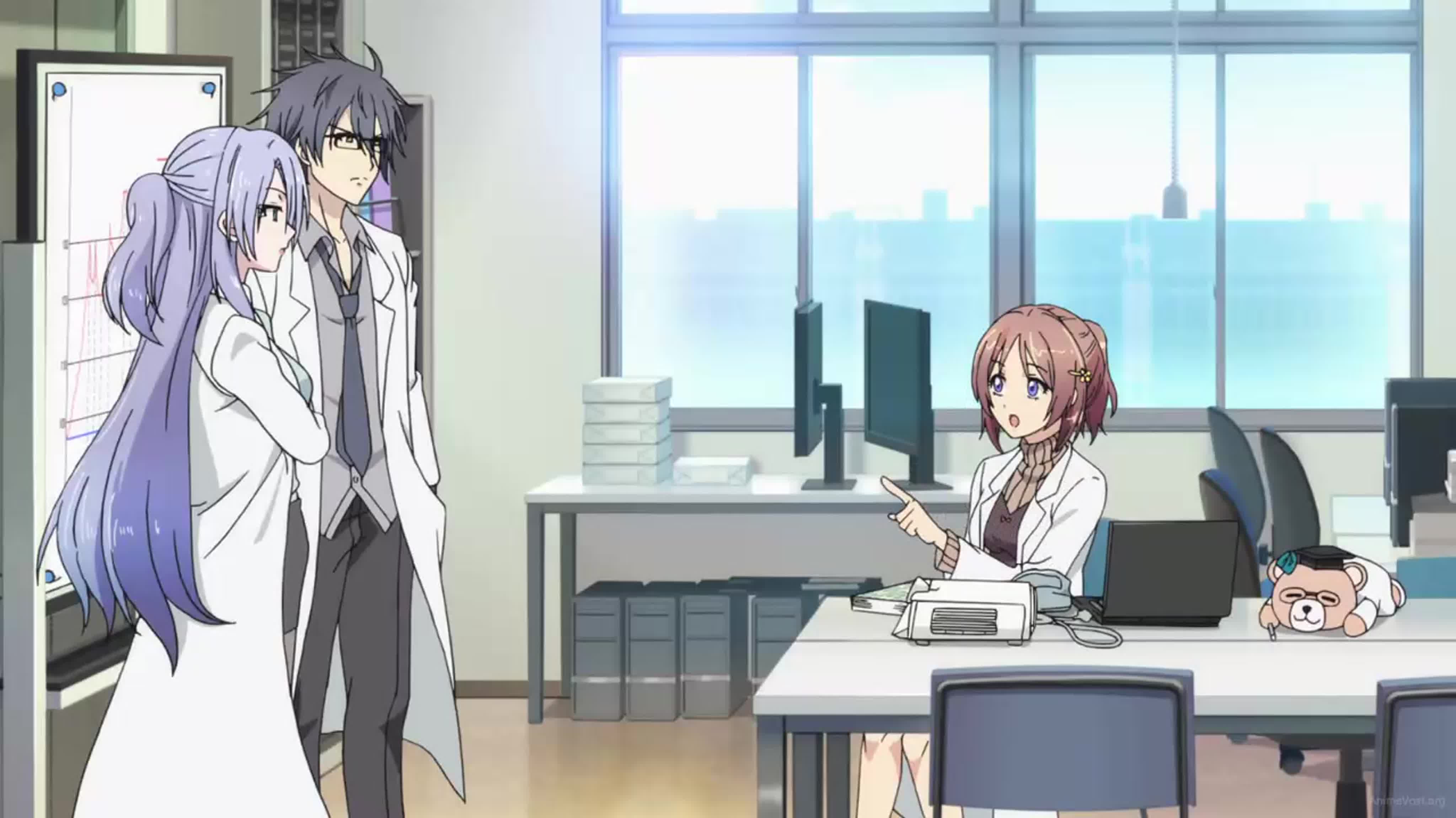 [AnimeVostorg] Влюблённые учёные и научное доказательство любви / Rikei ga Koi ni Ochita no de Shoumei shitemita.