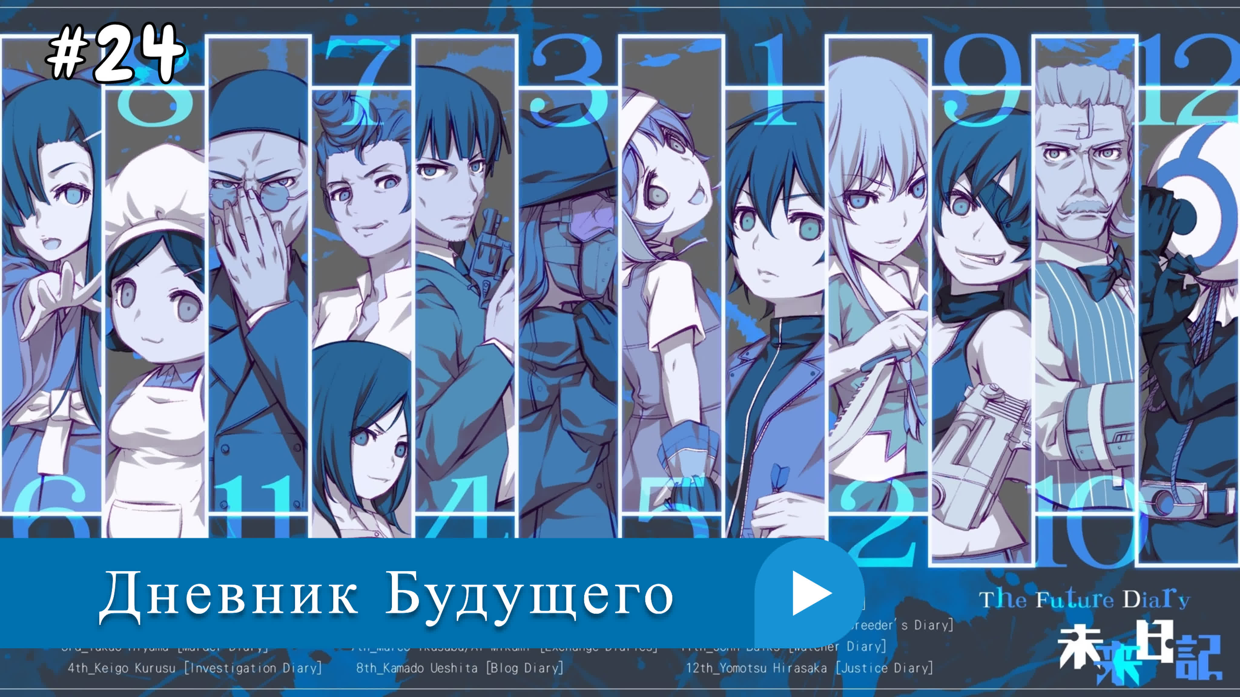 Аниме: JA 2010-2013 Дневник Будущего | Mirai Nikki