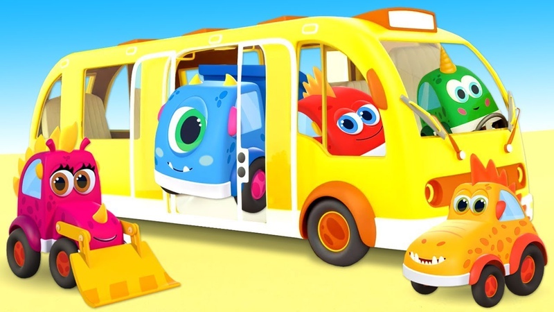 MOCAS - Little Monster Cars. Машинки МОКАС - мультики на английском языке