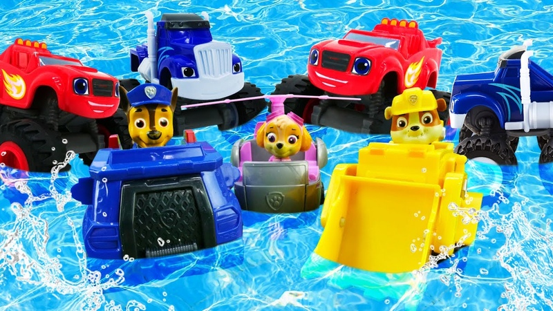 Blaze and the Monster machines toys! Вспыш и Чудо машинки