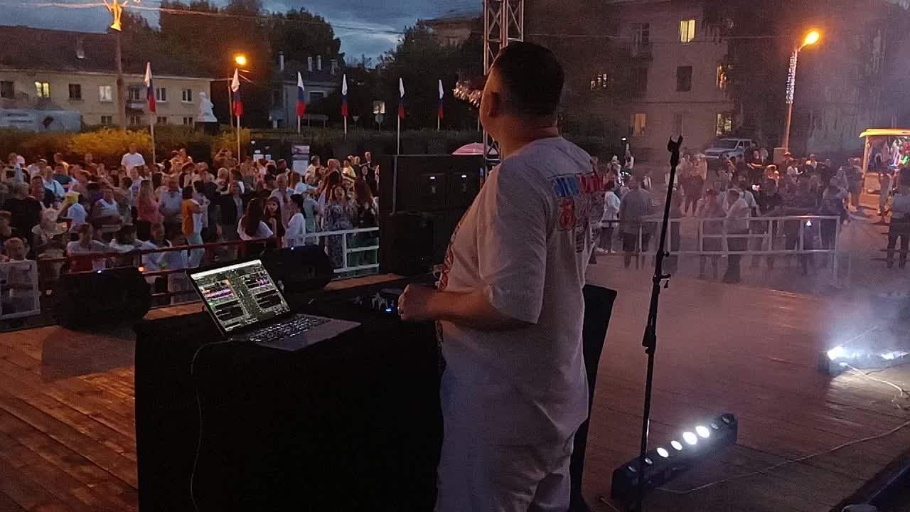 Дискотека с DJ KUTUZOV ( г. Москва ) в посёлке Вычегодский ( 05.08.2023 г. )