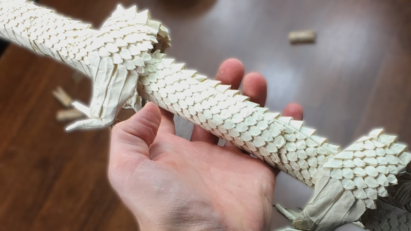 origami ryujin 3.5 by Satoshi Kamiya