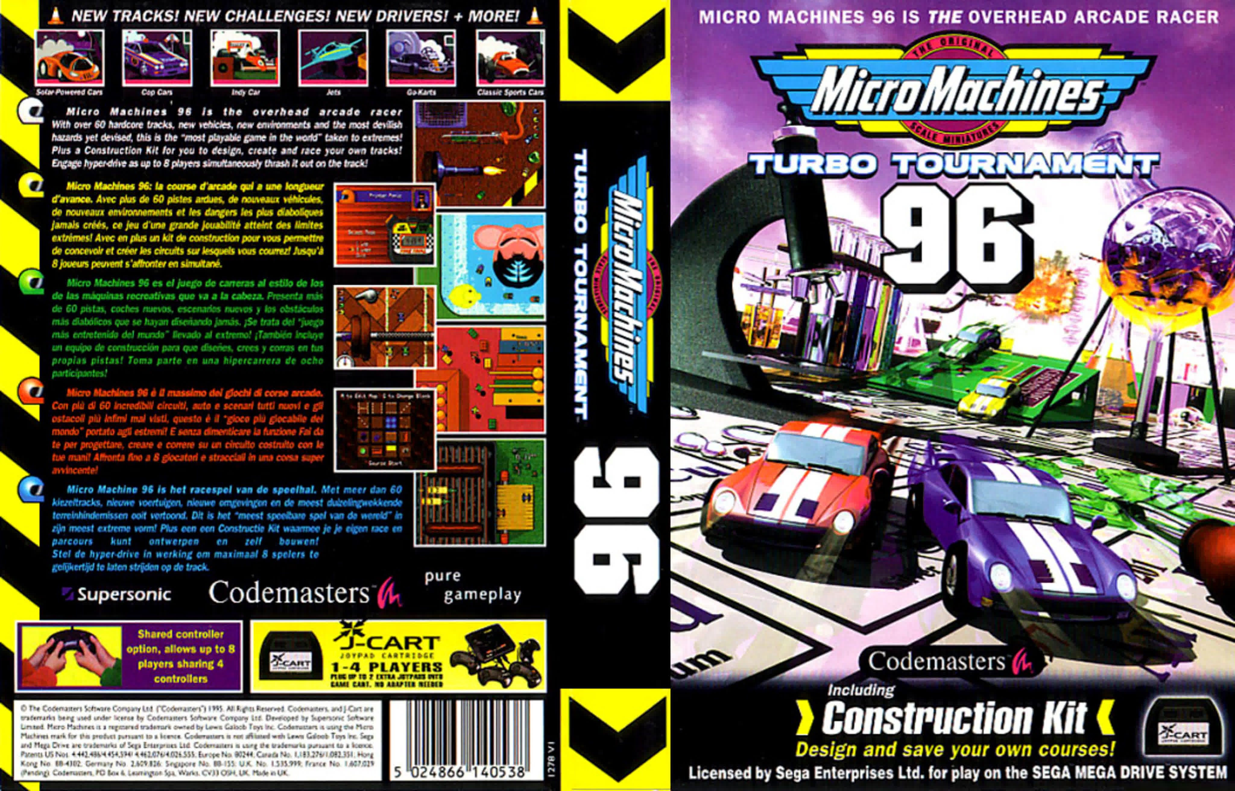 Micro Machines - Turbo Tournament '96 (Sega Mega Drive). Сезон 1