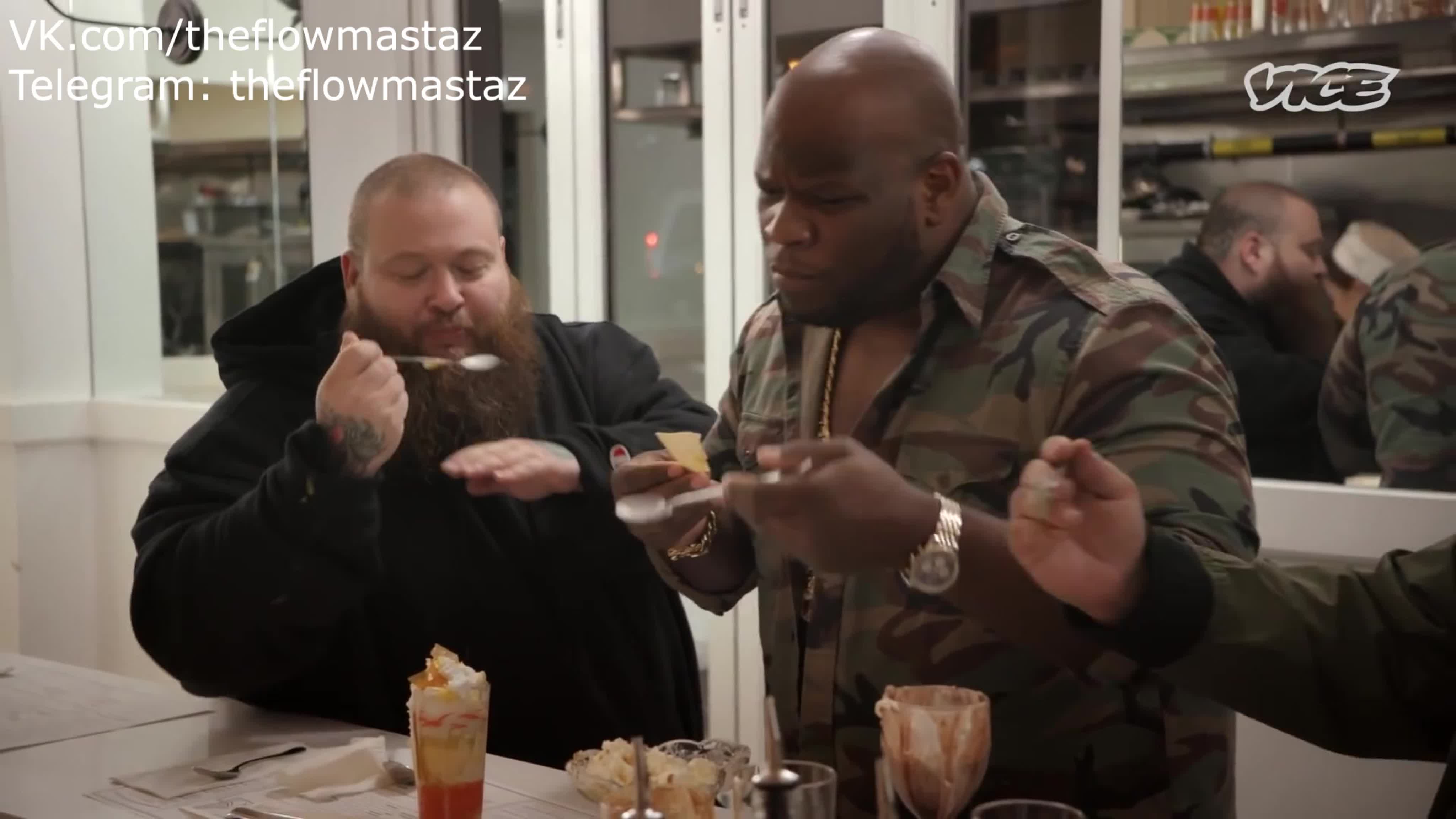 Action Bronson "Fuck that's delicious"