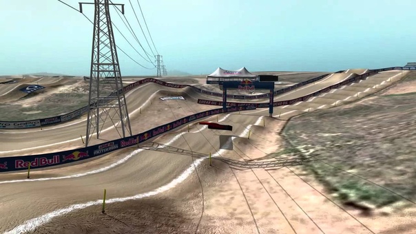 Motocross Animated Track Map mx1