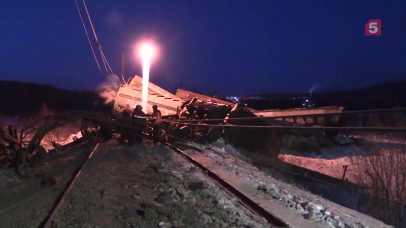ЖД Авария 24.03.2018 ст. ВЫХОДНОЙ