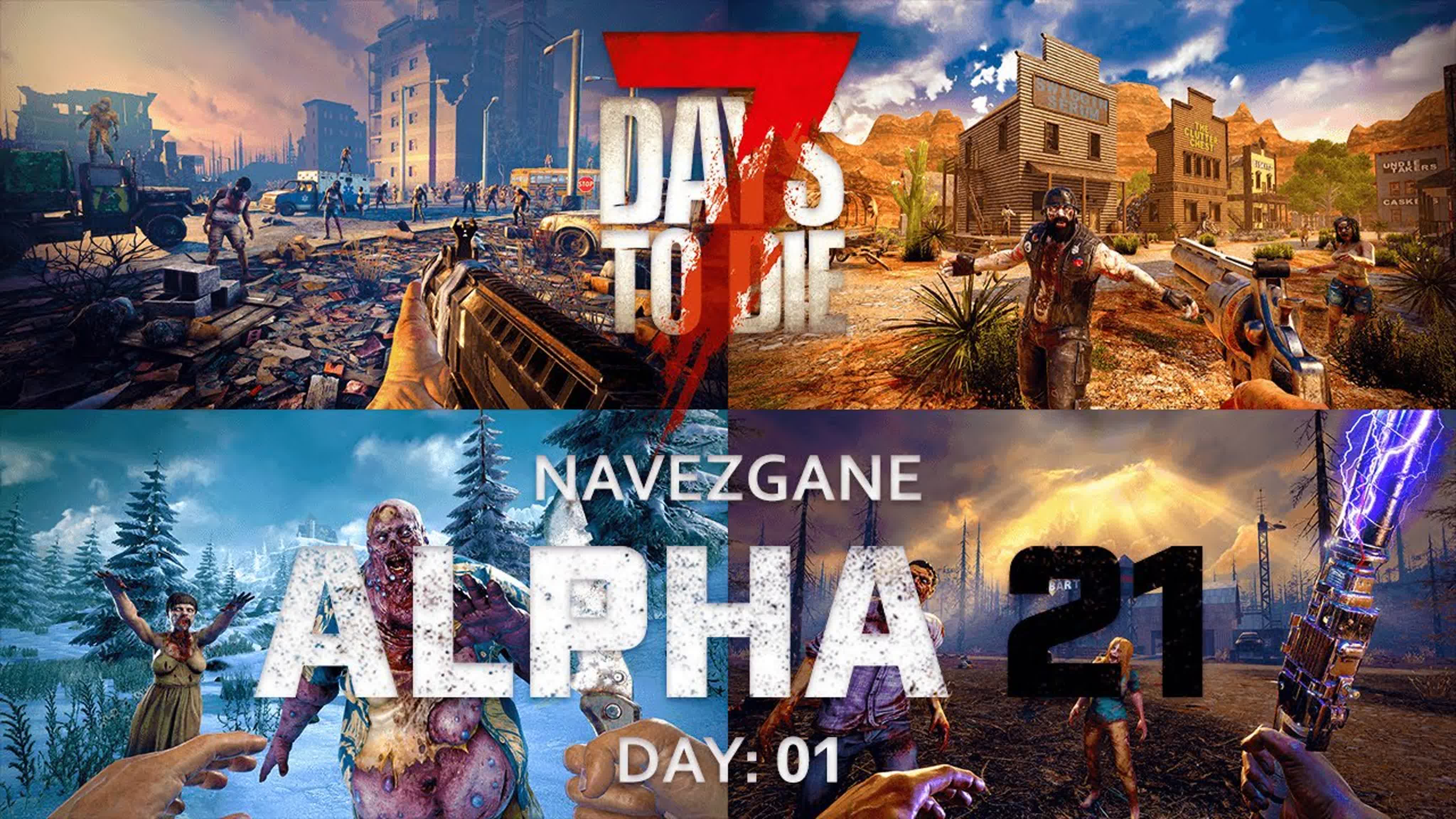7 Days To Die Alpha 21 | Navezgane | 25% Опыта | 25% Лута | Без комментариев | 2160p (2023)