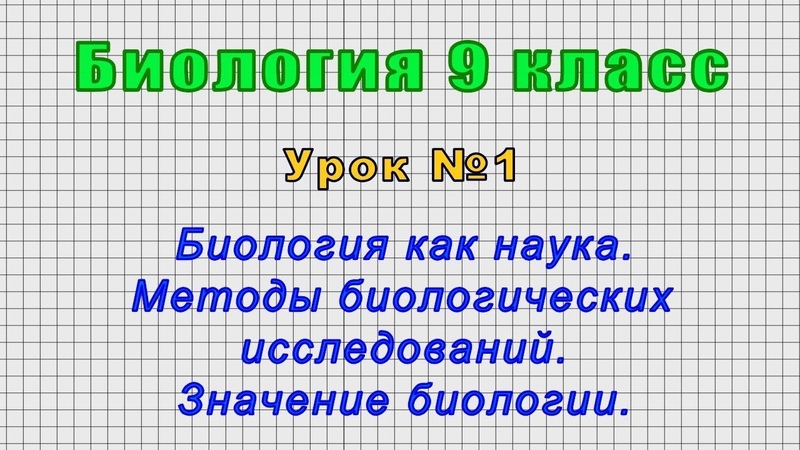 Биология 9 класс от LiameloN School