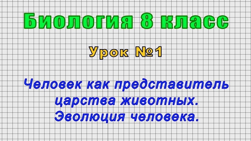 Биология 8 класс от LiameloN School