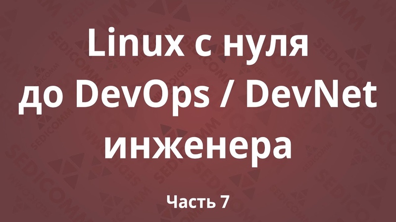 Linux с нуля до DevOps / DevNet инженера