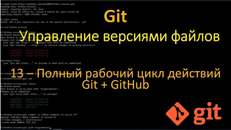 Основы Git и GitHub