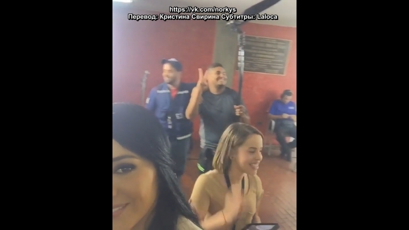 Видео со съемок сериала Corazon Traicionado