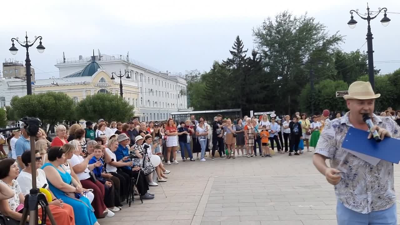 2023-08-05 выступаем на танцплощадке Дня города Омска