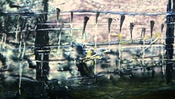 Fantasy Castle Cards - Encaustic Art
