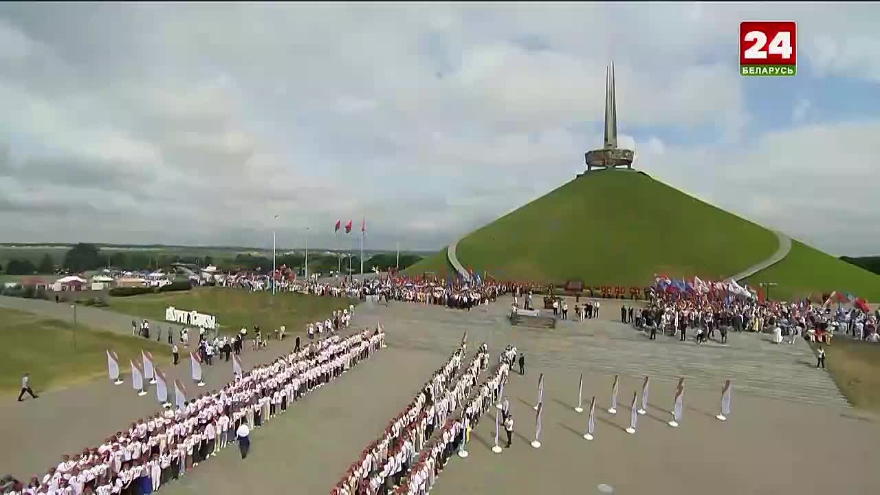 3 июля 2022 Митинг Курган Славы эфир Беларусь 24