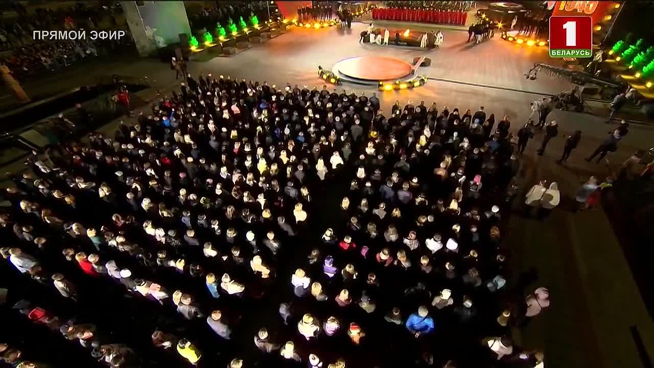 Гала-концерт "Память поколений" в рамках телепроекта "Площадь Победы". Минск 9 мая 2022