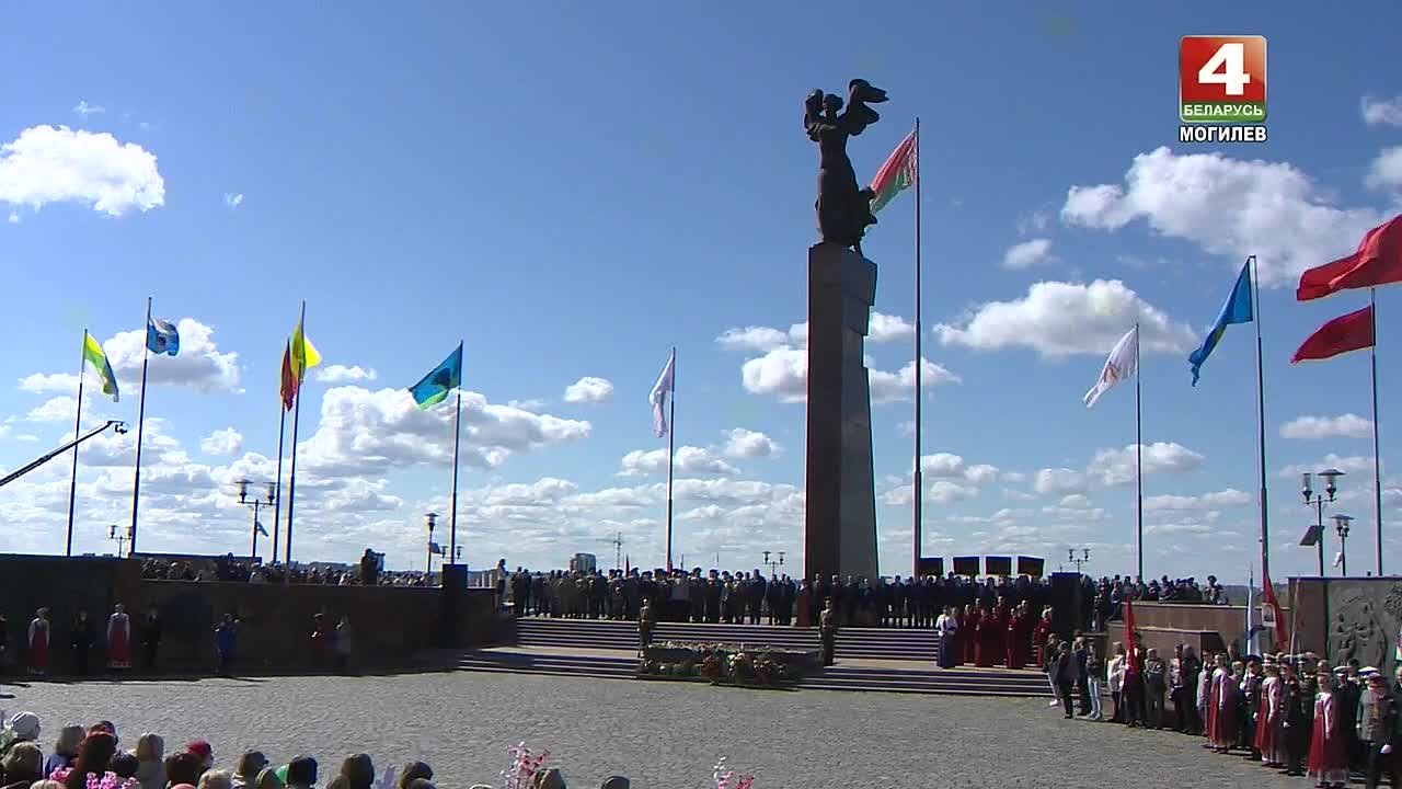 Могилев 9 мая 2021 митинг и концерт посвященный День Победы Могилев 9 мая 2021,Площадь Славы