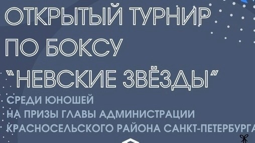 Открытый турнир по боксу "Невский звезды"