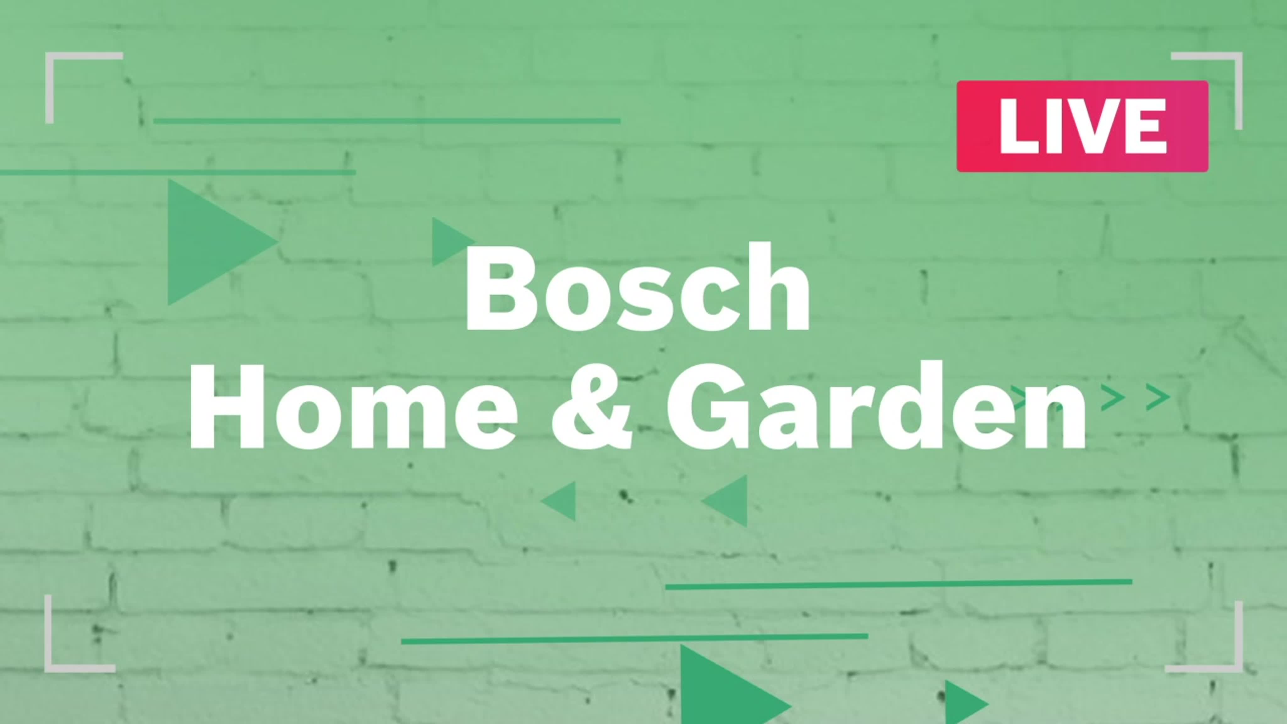 Записи трансляций Bosch Home & Garden Russia