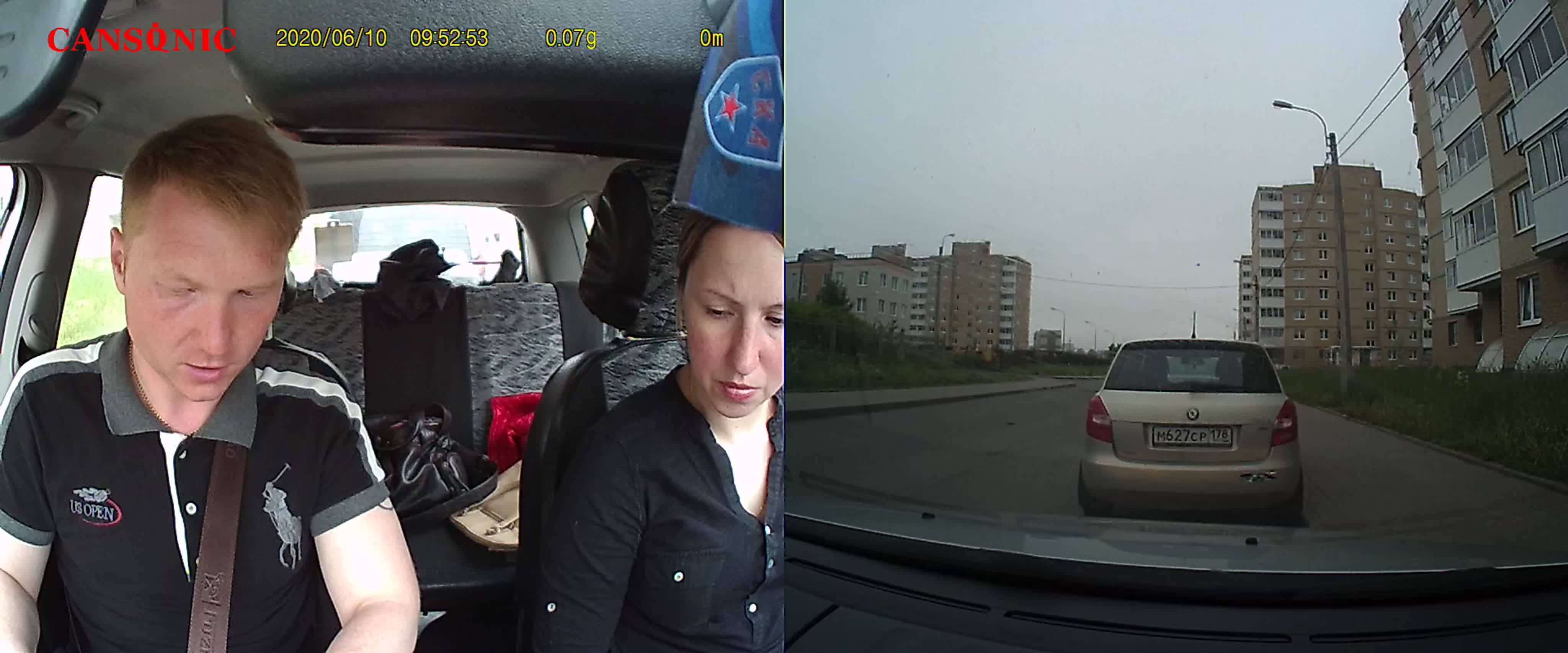 Видео с занятий в городе на парковках.