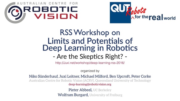 RSS Workshop "Are the sceptics right? Limits and Potentials of Deep Learning in Robotics"