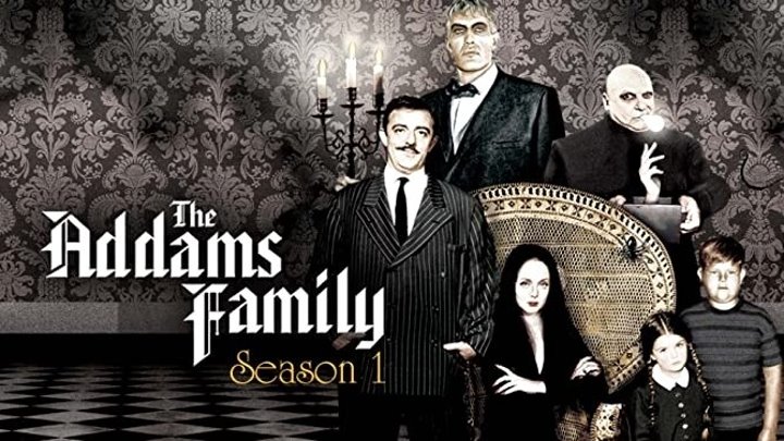 The Addams Family (TV Series 1964–1966) Seasons 1 & 2  features the entire 64 episodes