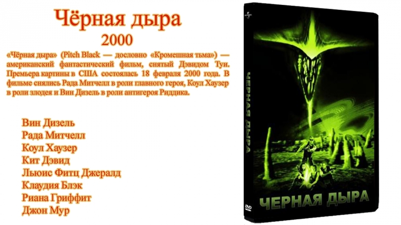 Фильмы 2000-го года