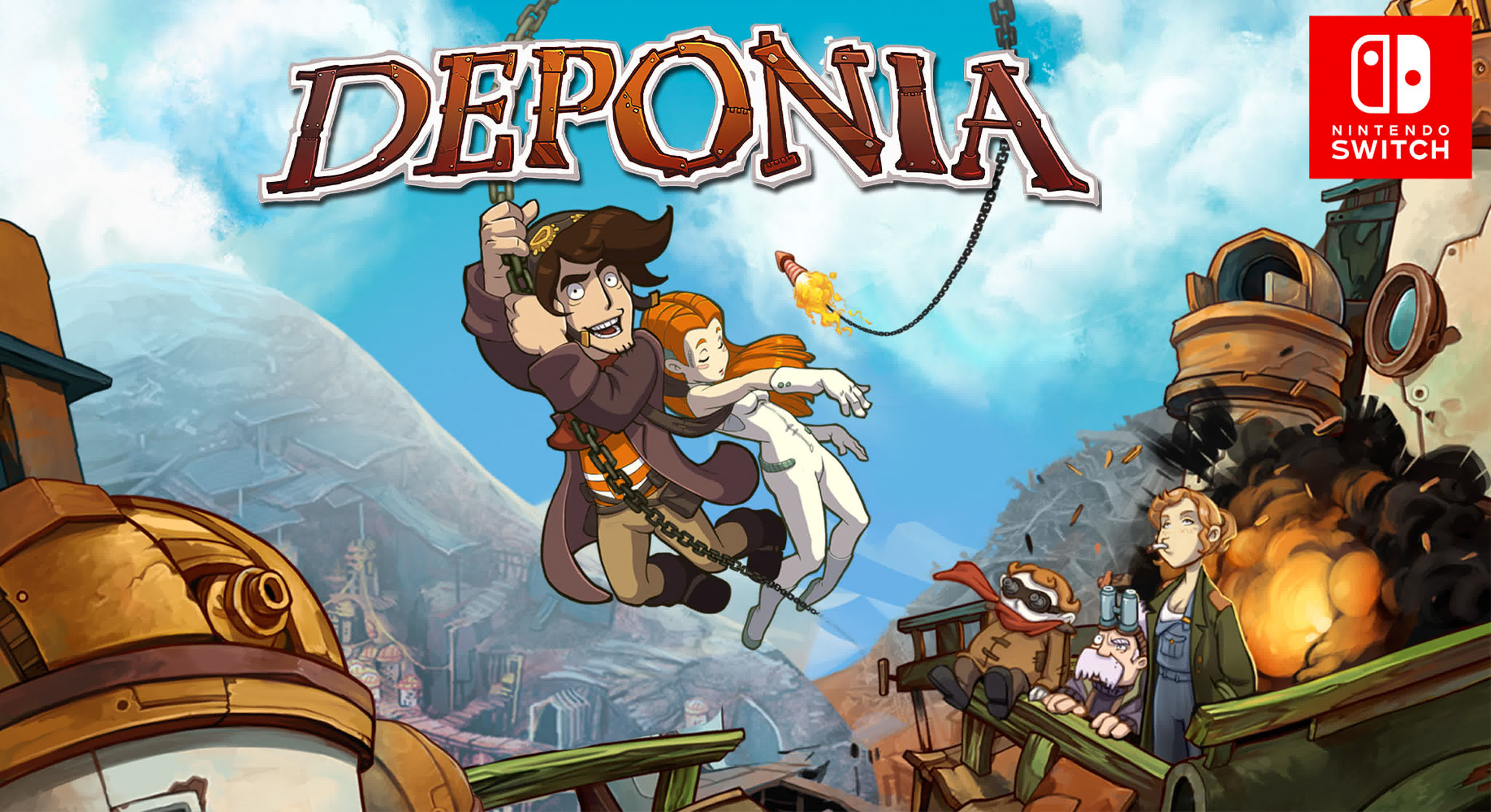 Deponia / Прохождение на Nintendo Switch