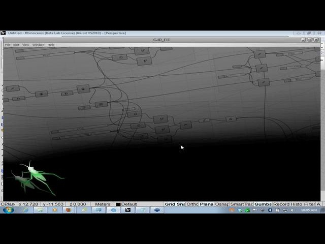 Работа в Rhino Grasshopper