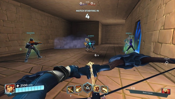 Забеги в Paladins.