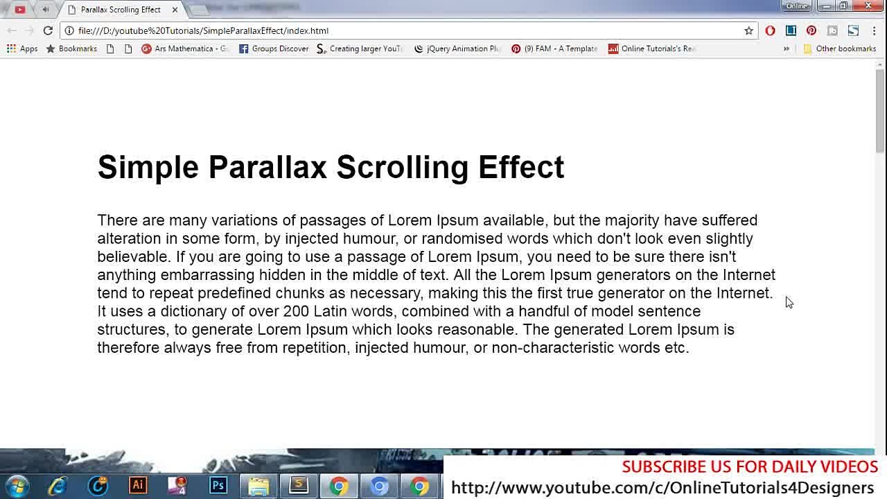 Parallax Effect