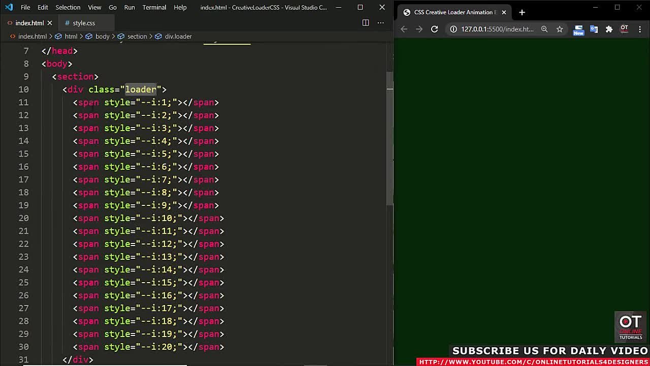 CSS Loading Animation