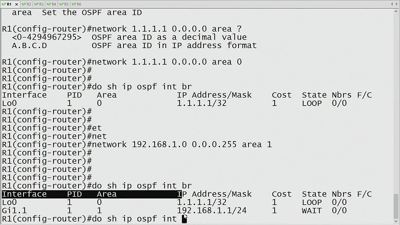 Intermediate OSPF Course