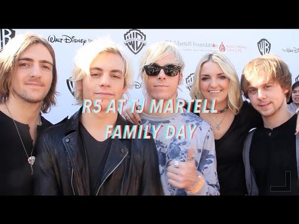 R5 at the red carpet of LA Family Day