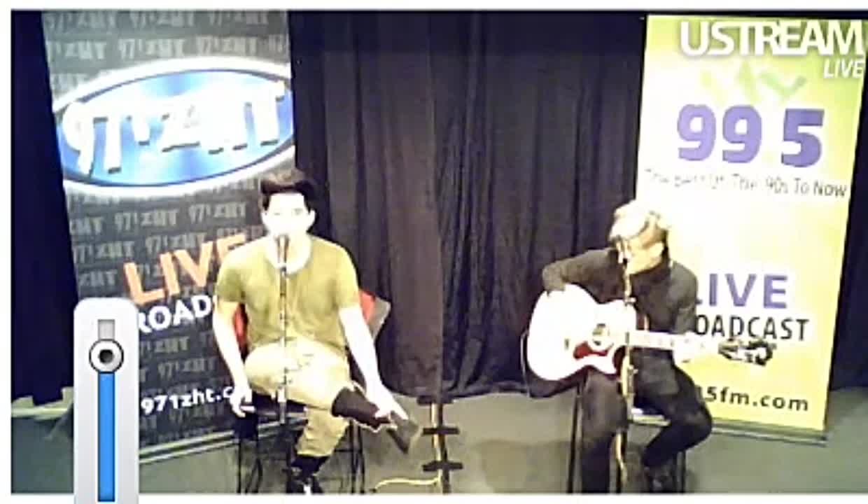 AL: My 99.5 & 97.1 KZHT-Interview and Performance (Salt Lake City, Utah), 21.03.2012