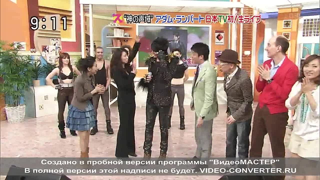 Adam Lambert: "Sukkiri" (Япония), 17.03.2010