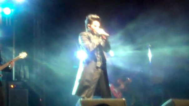 Adam Lambert: Gridlock New Year's Eve, Paramount Pictures studio backlot, Los Angeles, CA, 31.12.2009