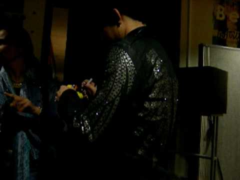 Adam Lambert is on 3FM Serious Radio (part of Dutch national public broadcasting) in Hilversum, Netherlands, 27.04.2010