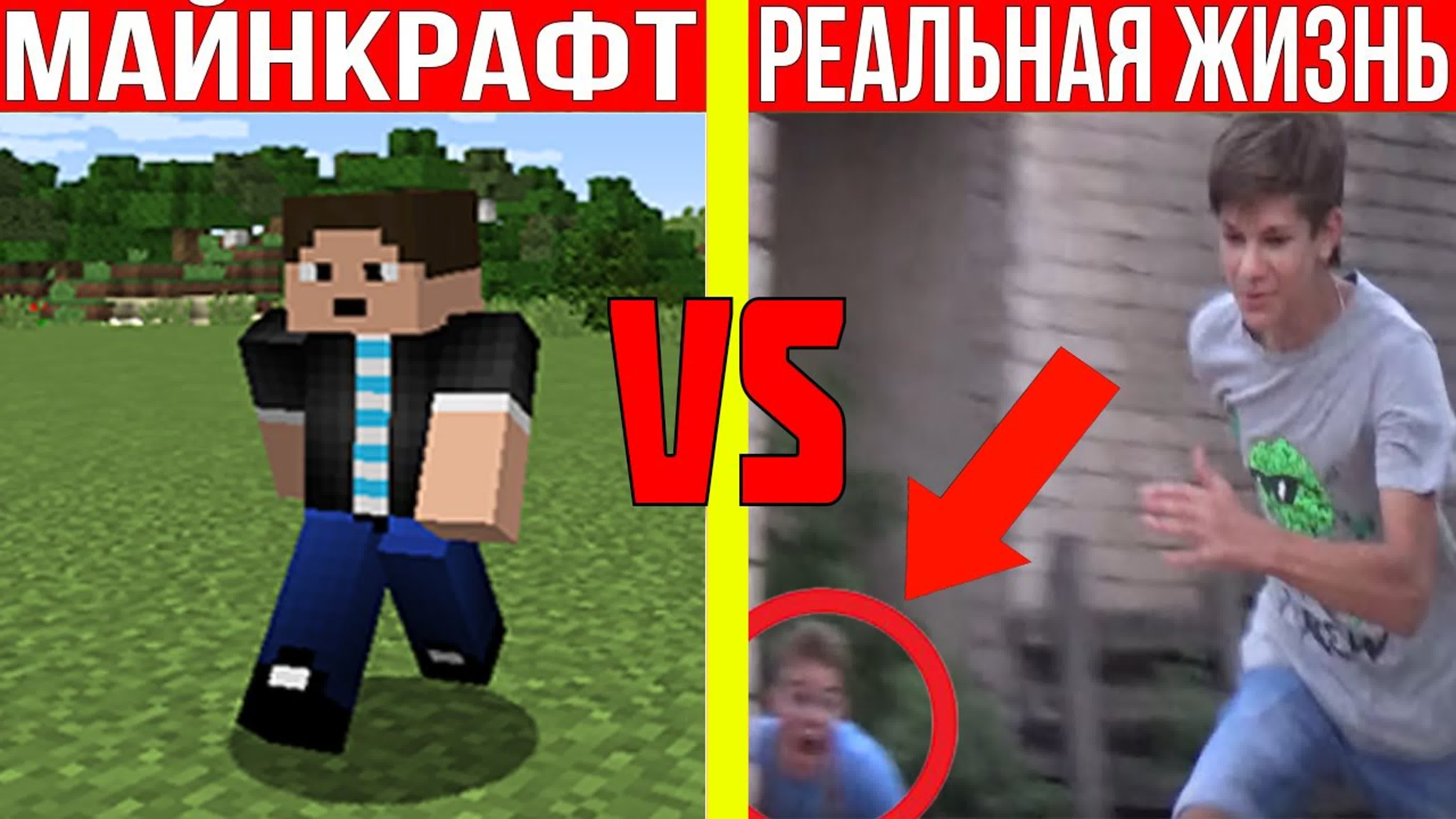 Minecraft vs real life